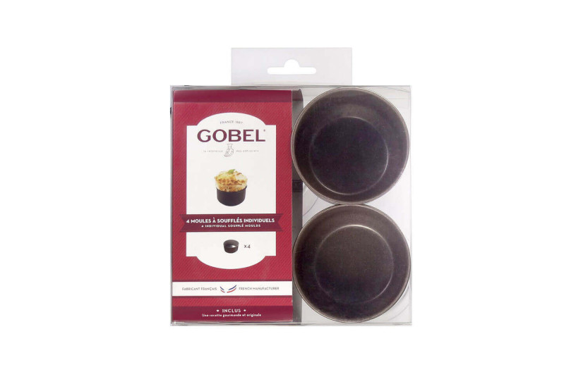 Set of 4 Gobel individual soufflé moulds diameter 8cm
