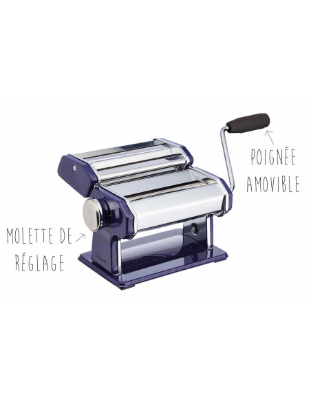 Kitchencraft World of Flavours pastamaskin i rustfritt stål