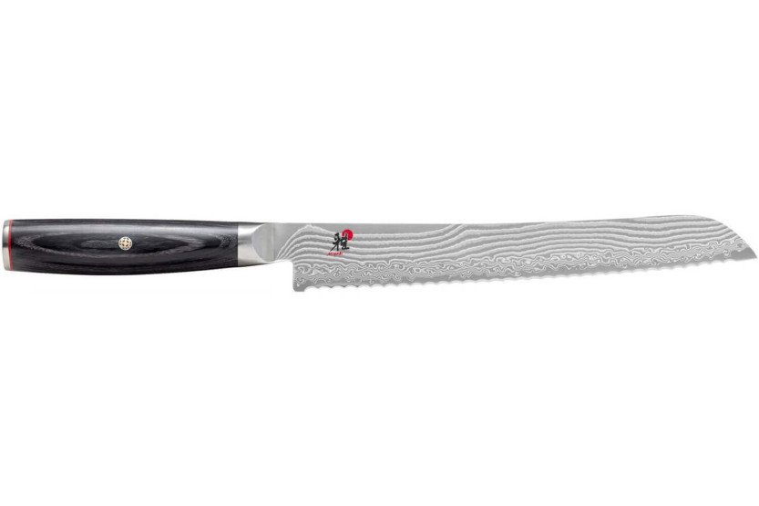Miyabi 5000FCD japanese Bread knife 24cm damascus blade 48 layers pakkawood handle