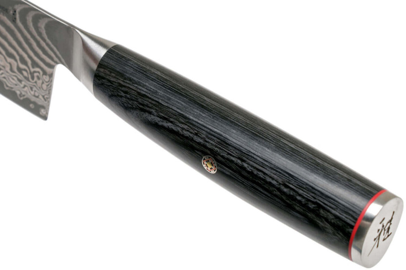 Miyabi 5000FCD Japanese nakiri knife 17cm damascus blade 48 layers pakkawood handle