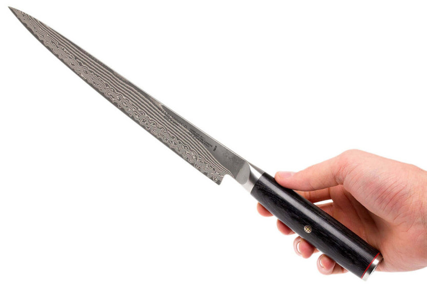 Couteau sujihiki Miyabi 5000FCD lame damas 24cm