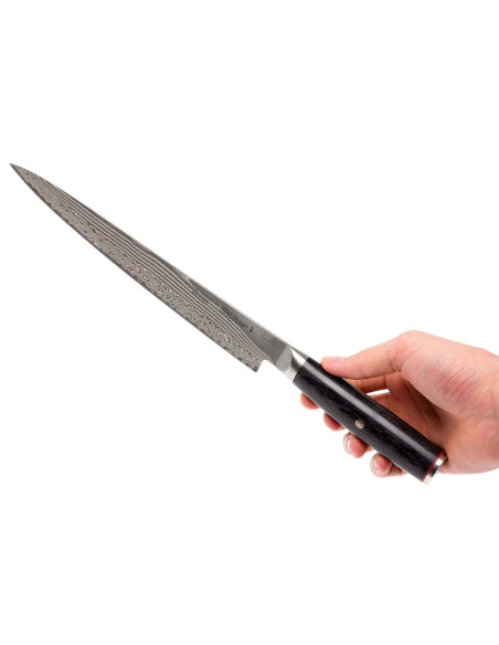 Couteau sujihiki Miyabi 5000FCD lame damas 24cm