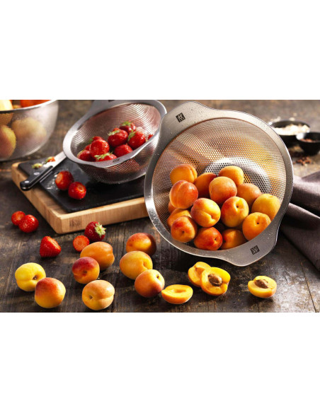 Zwilling 18/10 roestvrij stalen vergiet diameter 20cm platte bodem