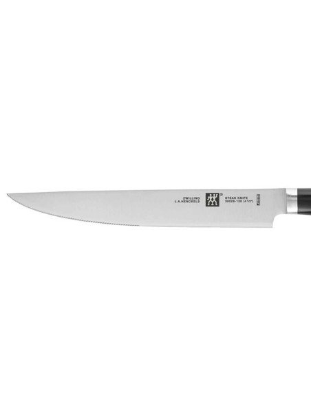 Juego de 4 cuchillos para carne Zwilling con hojas microdentadas de 12 cm