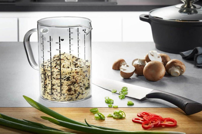 Bicchiere di misura Gefu Meti in vetro borosilicato