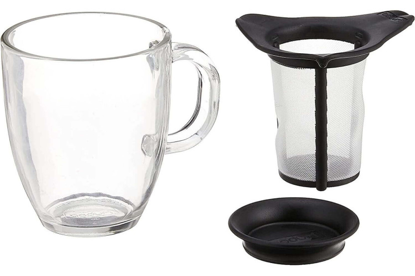 Bodum Yo-Yo Set 35cl glazen theemok met filter