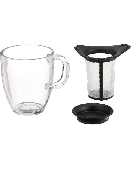Bodum Yo-Yo Set 35cl glazen theemok met filter