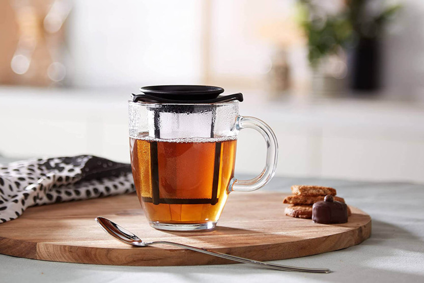 Bodum Yo-Yo Set 35cl glazen theemok met filter