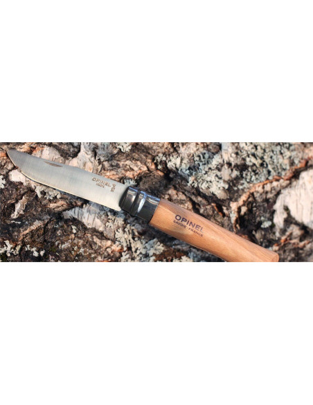 Opinel traditional boxed set n°8 8.5cm lama girevole + custodia