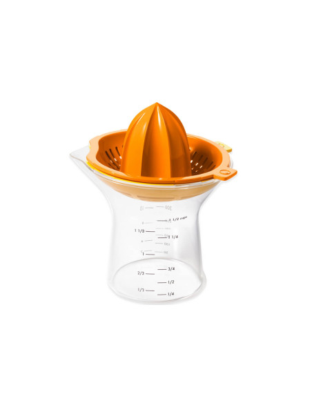 Zitruspresse OXO Zitrone und Orange mit Dosierbehälter