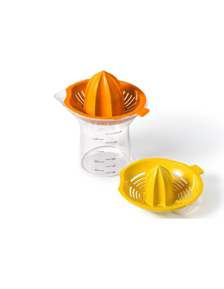OXO lemon and orange citrus squeezer with measuring container