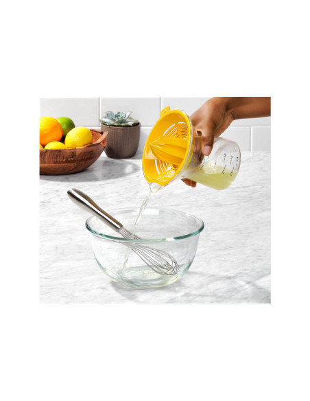 Zitruspresse OXO Zitrone und Orange mit Dosierbehälter