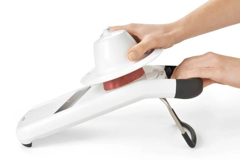 Küchenmandoline OXO 2 Klingen Rondellen und Julienne