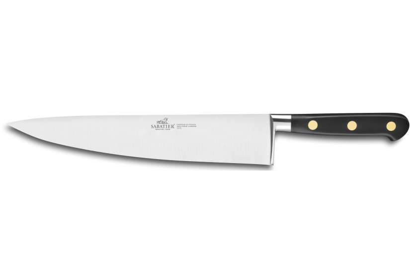 Kockkniv SABATIER Idéal Carbone 100% smidd blad 25cm