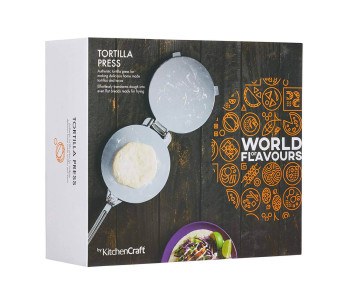 Presse à tortilla Kitchen Craft World of Flavours 28 x 28 x 18 cm 2