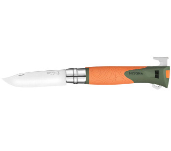 Opinel N°12 Explore vouwmes Tire-Tique roestvrijstalen lemmet