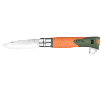 Coltello pieghevole Opinel N°12 Explore Tire-Tique in acciaio inossidabile 2
