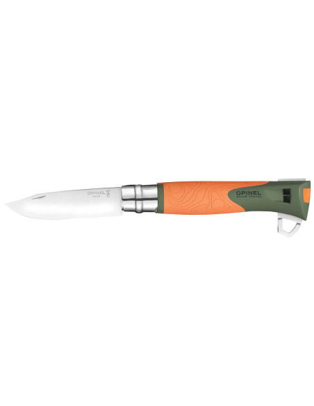 Opinel N°12 Explore foldekniv Tire-Tique blad i rustfritt stål