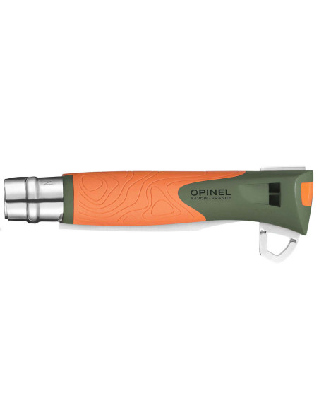 Opinel N°12 Explore foldekniv Tire-Tique blad i rustfritt stål