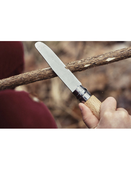 A minha primeira caixa Opinel, lâmina redonda 8cm + estojo