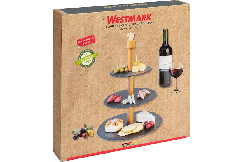 Westmark Tapas + Friends Display i 3 nivåer - 100 minispett