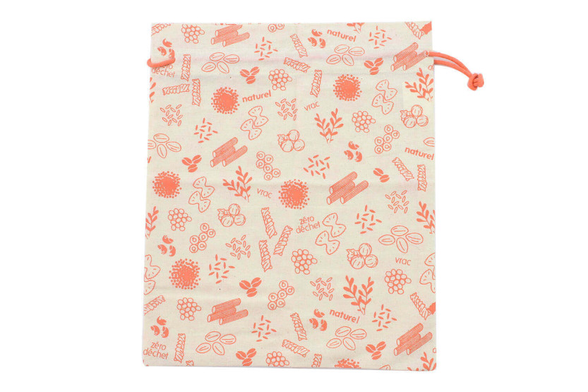 Juego de 3 bolsas a granel de algodón orgánico Pebbly - 20x25cm
