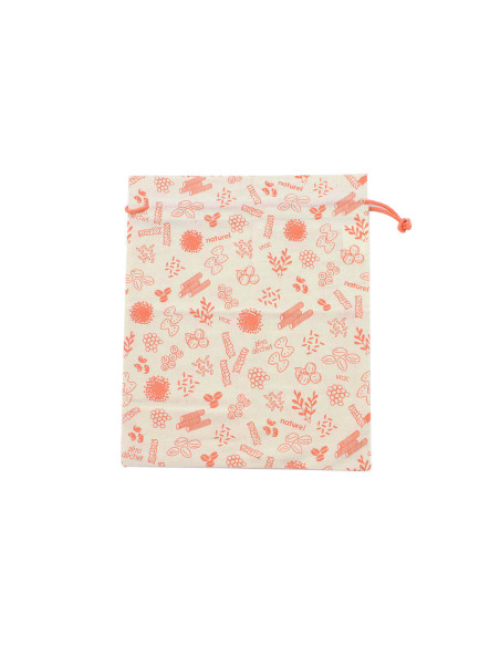 3 kpl Pebbly luomupuuvilla irtotavarana pussit - 20x25cm