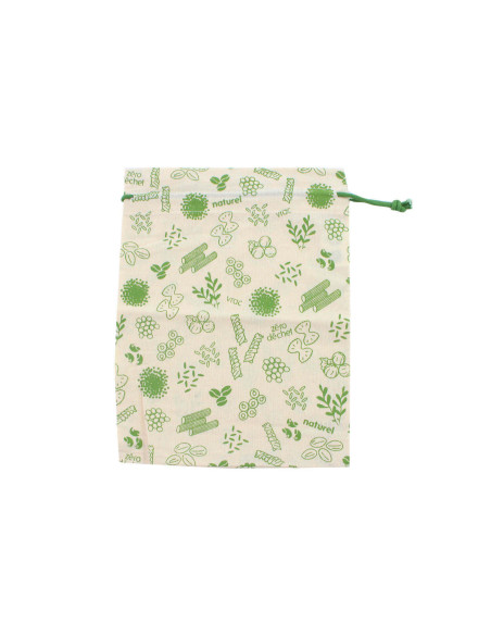 Set of 3 Pebbly organic cotton bulk bags - 20x25cm