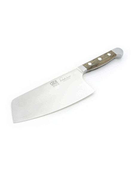 Faca de chef chinesa Güde Alpha Chêne 16 cm em aço forjado