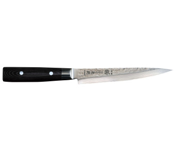 Japanilainen viipalointiveitsi Yaxell ZEN 18cm terä damasti 37 kerrosta