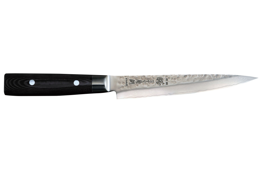 Japanese slicing knife Yaxell ZEN 18cm blade damask 37 layers