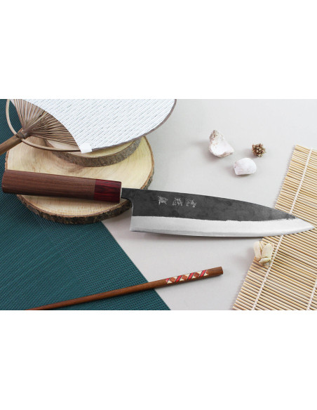 Handwerkliches japanisches Kochmesser Wusaki Yuzo BS2 21cm
