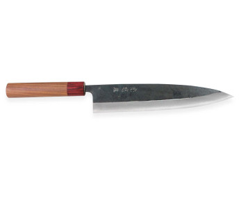 Wusaki Yuzo BS2 24cm handgemaakt Japans koksmes