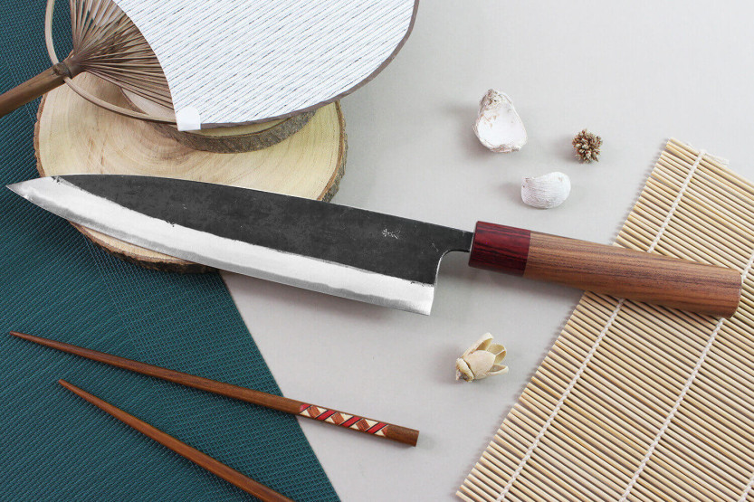 Wusaki Yuzo BS2 24cm handmade japanese chef ' s knife