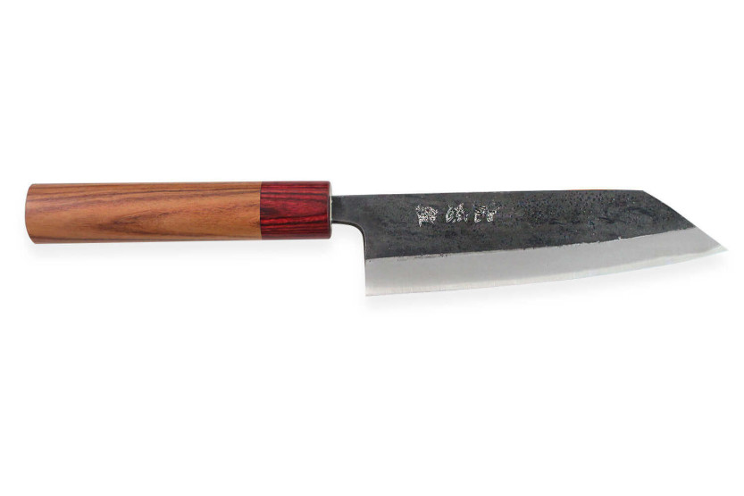 Kiritsuke knife japonais artisanal Wusaki Yuzo BS2 15cm