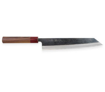 Kiritsuke mes japonais artisanal Wusaki Yuzo BS2 24cm