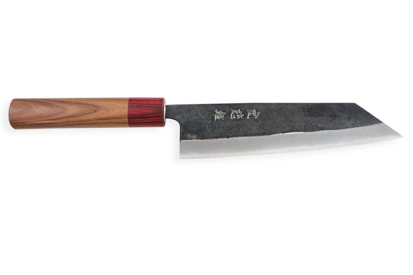 Coltello kiritsuke giapponese artigianale Wusaki Yuzo BS2 18cm