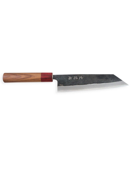 Coltello kiritsuke giapponese artigianale Wusaki Yuzo BS2 18cm
