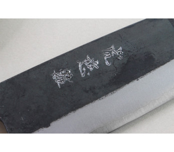 Wusaki Yuzo BS2 18cm handgjord japansk kockkniv 2