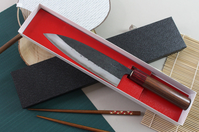 Wusaki Yuzo BS2 18cm handmade japanese chef ' s knife