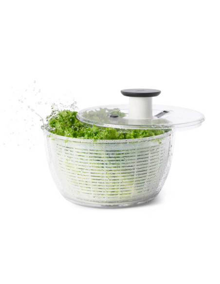 Centrifugadora de ensalada transparente OXO