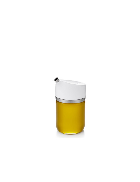 Aceitera y vinagrera de cristal OXO con boquilla antigoteo