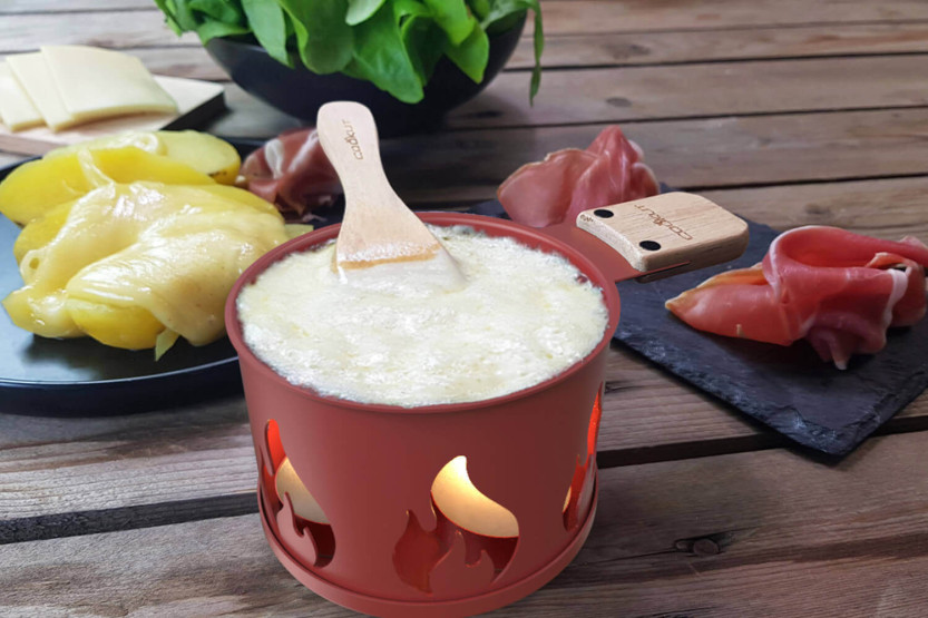 Cookut Lumi ljusraclette set limited edition med stekpannor och spatlar för 2