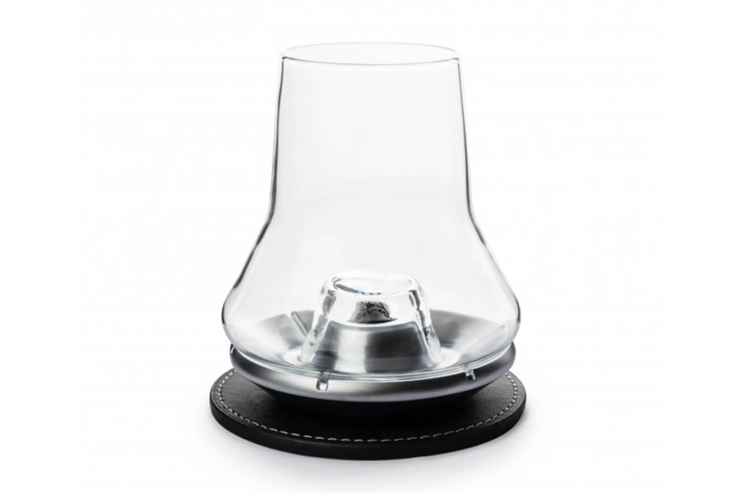 Peugeot whiskysmagningssæt Les Impitoyables 29cl glas + forfriskende stativ