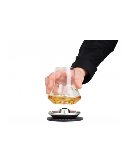 Peugeot whiskysmakingssett Les Impitoyables 29cl glass + forfriskende stativ