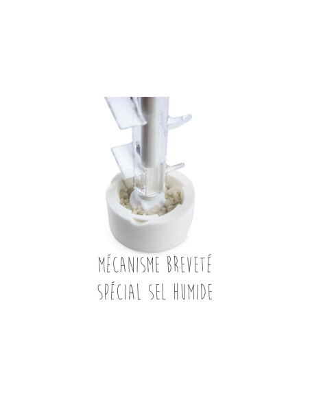 Peugeot Nancy manual acrylic salt mill 18cm