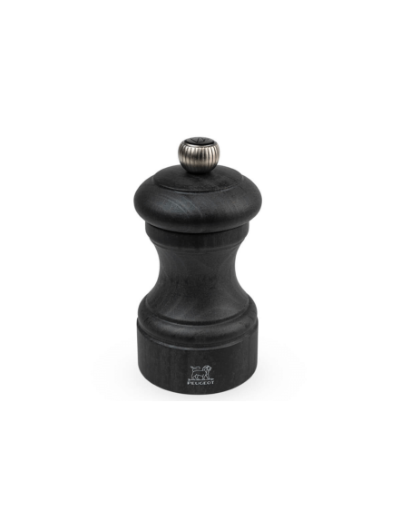 Peugeot Bistro Graphite manual salt mill in wood 10cm