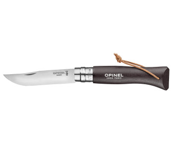 Navaja Opinel N°08 Baroudeur 8.5cm hoja marrón mango negro