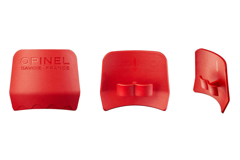 Opinel Le Petit Chef knife + peeler + finger guard set - Red