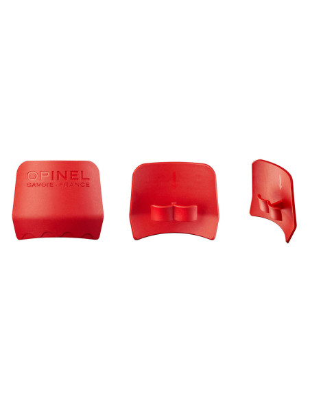 Opinel Le Petit Chef knife + peeler + finger guard set - Red